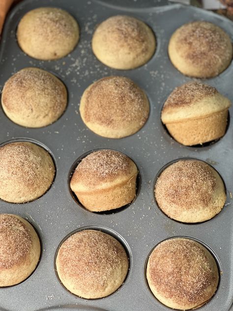 Sourdough Maple Snickerdoodle Muffins - Healing Slice Sourdough Cupcake Recipes, Sourdough Maple Bars, Sourdough Pancake Muffins, Discard Muffins, Snickerdoodle Mini Loaves, Sourdough Mini Muffins, Apple Cinnamon Sourdough Muffins, Sourdough Muffin, Sourdough Cupcakes