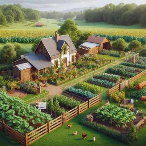 Acreage Landscaping Ideas Country Life, Food Forest Garden, Dream Backyard Garden, Backyard Garden Layout, Homestead Farm, Farm Lifestyle, Cottage Garden Design, Permaculture Gardening, Farmhouse Garden