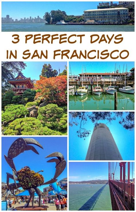 3 Days In San Francisco, Usa Itinerary, San Francisco Itinerary, California Vacation, Usa Travel Guide, San Francisco Travel, San Fran, United States Travel, North America Travel