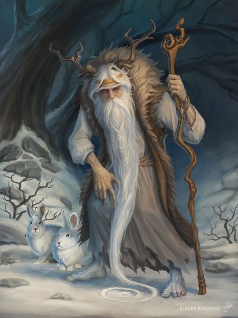 Warrior Santa, Creature Fantasy, Adventure Party, Fantasy Wizard, Arte Fantasy, Jack Frost, Fantasy Artwork, Old Man, Yule