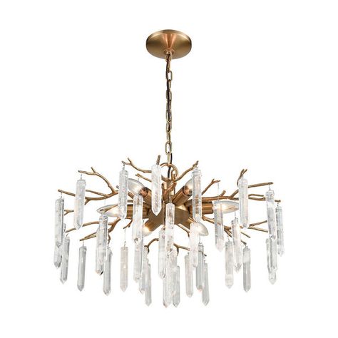 ELK Home Kvist Coffee Bronze Six-Light Chandelier D3780 | Bellacor Chinese Pendant, Bar Chandelier, Chandelier Luxury, Glass Mixing Bowls, Nightclub Bar, Western Restaurant, Model Room, Bronze Lighting, Bronze Chandelier