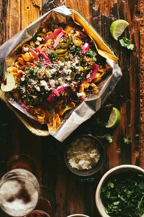 Frito Pie - Not Without Salt Fancy Frito Pie, Pickled Jalapenos, Frito Pie, Citrus Recipes, Sweet Chicken, Indulgent Food, Beef Chuck, James Beard, Favorite Appetizers