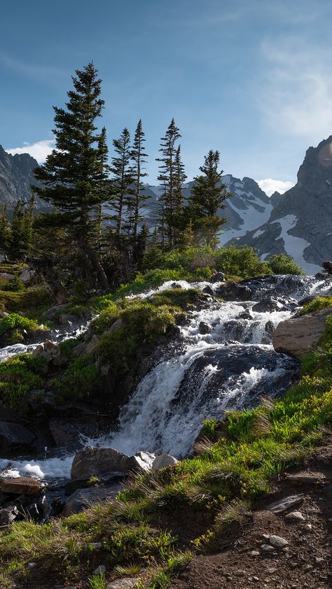 Waterfall Mountains, #Mountains, #Waterfall Jungle Mountains, Jungle Images, Beginner Henna, Wallpapers For Phone, Mountains Colorado, 8k Ultra Hd, Realistic Watercolor, Mountain Waterfall, Beginner Henna Designs