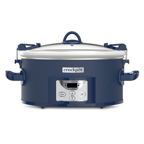 Crockpot® Design Series 7-Quart Cook & Carry Slow Cooker, Poseidon | Programmable Slow Cooker with Locking Lid | Crock-Pot Ranch Dressing Chicken, Dry Ranch Dressing, Cook Meals, Stainless Steel Countertops, Food Warmer, Slow Cookers, Pot Designs, Small Kitchen Appliances, Food Preparation