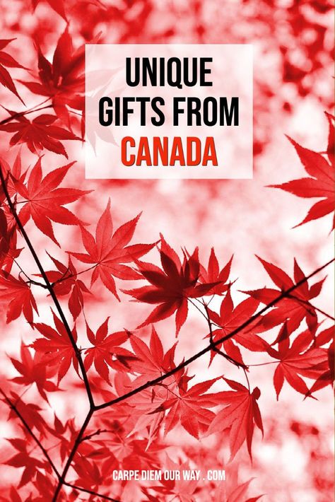 Click this post to find unique Canadian gifts and souvenirs from Canada. It has everything you may have though of any plenty of ideas you may have missed | Canada Travel | Canada Souvenirs | Canada Gifts Ideas | What to buy in Canada | Things to buy in Canada | Canadian Gifts | Canada Red | Red Aesthetic | #canada #gifts #travel #souvenirs Canadian Gifts For Americans, Canada Vancouver, Canada Decor, Toronto Canada Travel, Canada Summer, Whistler Canada, Canadian Gifts, Canadian Things, British Columbia Travel