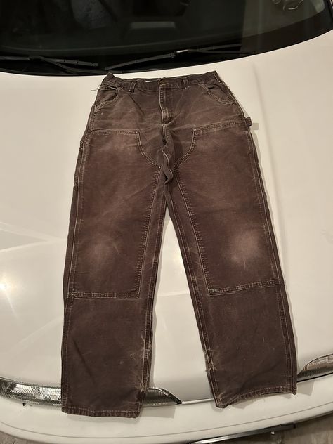 Vintage Carhartt Double Knee Carpenter Workwear Pants Vintage | Grailed Double Knee Carhartt Outfit, Carrhart Double Knee Pants, Vintage Carpenter Pants, Vintage Work Pants, Grey Carhartt Pants Outfit, Carhartt Double Knee Pants Outfit, Knee Pants Outfit, Carhartt Pants Outfit, Carpenter Pants Outfit