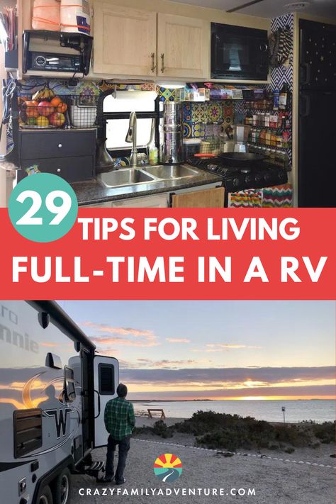 Ever considered making a lifestyle change to downsize, live minimally, and travel as a full-time nomad? The American dream is no longer having the stability of owning a traditional home but has changed to living full-time in an RV, traveling the country, and working remotely. Find detailed "How To" RV Living tips here. Everything from RV living with kids to RV organization, and RV living for beginners. Find essential tips for getting started with full-time RV travel over on the blog. Living In A Camper Full Time With Kids, How To Live In A Camper Full Time, Full Time Rv Living With Kids, Rv Living Full Time Decor, Full Time Camper Living Hacks, Living In A Rv, Live Minimally, Rv Living With Kids, Living In An Rv Full Time