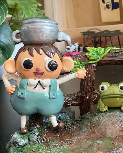 It’s done!!🍁🧡 Over the Garden Wall is a national treasure and a delight. I already re-watched the series 3 times this fall lol. I am so pleased that my first large figurine turned out so well! I am beyond proud and it makes me so happy to look at it! I learned a lot during the process and had so much fun! And in the end, having fun is and enjoying yourself is what making art is all about🧡 Happy Autumn!!!🎃🍁 #overthegardenwall #wirt #greg #jasonfunderburker #clay #polymerclay #polymerclayfigu... Happy Autumn, Over The Garden Wall, Ceramics Ideas, Ceramics Ideas Pottery, National Treasure, In The End, Series 3, Happy Fall, Garden Wall