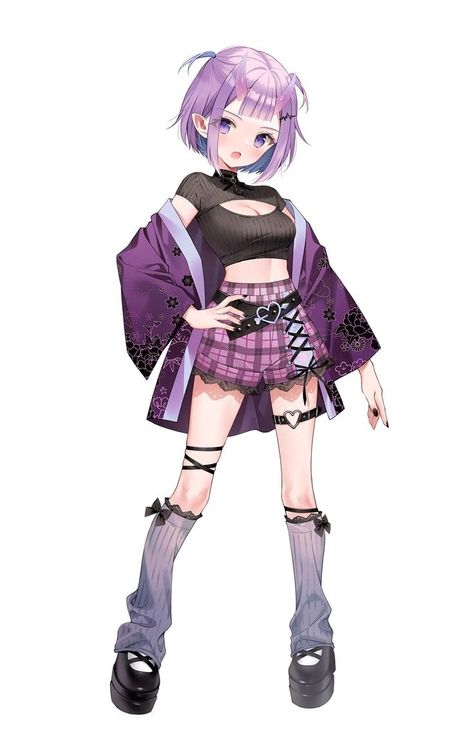 GUkQyNlWAAAAxo0 (736×1145) Vtuber Casual Outfit, Pile Of Clothes Drawing, Manwha Fashion, Journal Covers Diy, Anime Jacket, Anime Goth, Fantasy Drawings, 2d Character, Anime Character Drawing