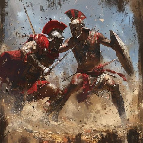 Spartan Soldier, Rome Aesthetic, Greek Antiquity, Old Warrior, Cheetah Cubs, Historical Warriors, Greek Warrior, Physical Geography, Ancient Paintings