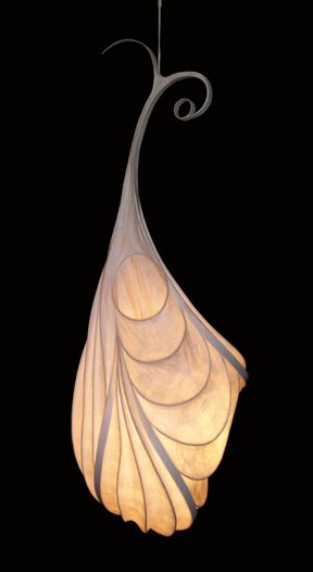 Paper Light Sculpture, Skeleton Skin, Warehouse Lighting, Custom Dining Room, Lampe Art Deco, Driftwood Lamp, Deco Luminaire, Paper Light, Light Sculpture