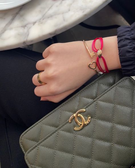 Tiffany And Co Bracelet Aesthetic, Cartier Trinity Bracelet, Bracelet Aesthetic, Trinity Bracelet, Lifestyle Jewelry, Tiffany And Co Bracelet, Jewelry Aesthetic, Girly Accessories, Silk Cord