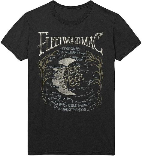 Fleetwood Mac T Shirt Sisters of The Moon Official Mens Black L : Amazon.co.uk: Fashion Fleetwood Mac Tshirt, Sisters Of The Moon, Fleetwood Mac Shirt, Moon Tshirt, Moon Shirt, Fleetwood Mac, Moon Design, High Quality T Shirts, Band Tees