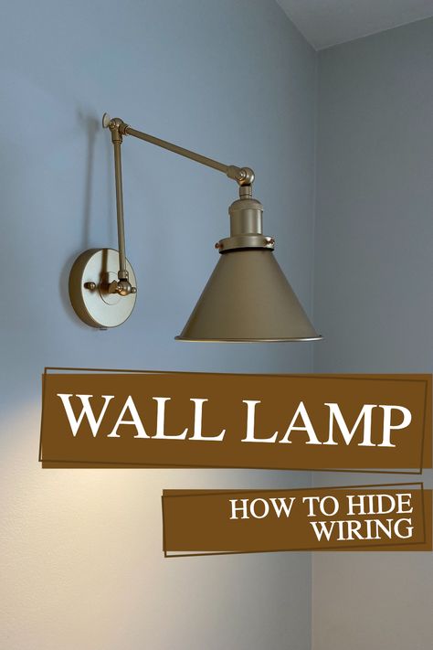 WOW! Wall lamps, wall sconces and wall lights are all trending this year and I cant wait to try them. Small offices and bedrooms are the perfect place to add these wall lamps! LOVE this how to hide PLUG IN wall lamps wiring like a pro!😊 Desk Wall Lighting Ideas, Reading Light Bedside Wall Sconces, Bedside Lamps Wall Mounted, Wall Sconces For Bedroom, Plug In Wall Lights Bedroom, Bedside Wall Lights Ideas, Wall Lamps Bedroom Ideas, Bedside Sconces Plug In, Bedroom Wall Lamps Bedside Tables