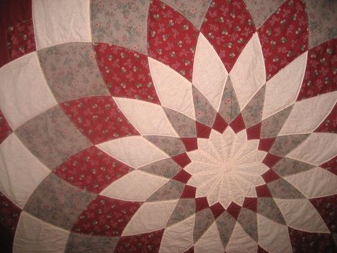 My First Quilt | Laurie Shifrin Designs Dahlia Quilt Pattern, Giant Dahlia Quilt, Dahlia Quilt, Giant Dahlia, Dahlia Pattern, First Quilt, Quilt Sewing Patterns, Amish Quilts, Bubble Art