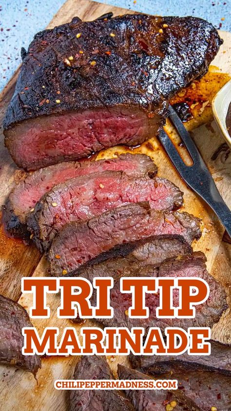 How To Make Tri Tip In The Oven, Tri Tip Internal Temperature, California Tri Tip, Bison Tri Tip Recipe, Elk Tri Tip Recipe, Beef Tri Tip Recipes Ovens, Cooking Tri Tip In Oven, Tri Tip Roast Marinade, Instapot Tri Tip