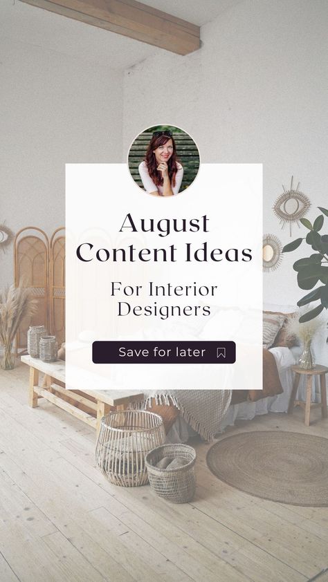 Home Decor Content Ideas Every Interior Designer Should Be Posting On Instagram Of Content Ideas, Posting On Instagram, Social Media Content Ideas, Mood Board Template, Types Of Social Media, Content Creation Tools, Welcome To The Group, Design Basics, Social Media Followers