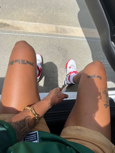 9 Ether Tattoo, Jcole Tattoo Ideas, Tiger Tattoo Thigh, Jordan Tattoo, Black Men Tattoos, Inspiring Quote Tattoos, Cool Arm Tattoos, Tattoos For Black Skin, Dope Tattoos For Women