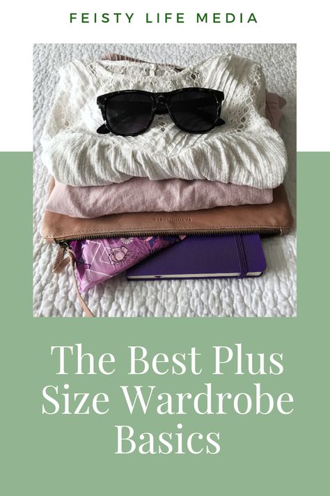 A good wardrobe is built on a foundation of basics. Check out this round-up of the best plus-size wardrobe basics. #plussize #plussizefashion  via @feistylifemedia Plus Size Outfits Minimalist, Plus Size Minimalist Wardrobe, Plus Size Wardrobe, Wardrobes Uk, Outfits Minimalist, Best Blazer, Slip Shorts, Plus Size Sports Bras, Buy Jeans