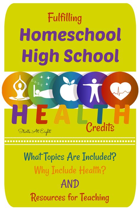 Homeschool Apps, High School Electives, Middle School Health, Homeschool High School Curriculum, High School Health, High School Curriculum, Health Class, School Health, High School Years