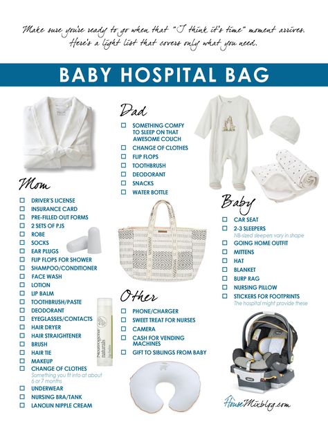 We have just a couple weeks left until our baby is due! It's time to start packing that hospital bag. After my experiences with the boys, I have a good idea of what I will be packing, so I thought I'd share my checklist. My best advice for packing a hospital bag is to pack light, but thoughtfully. Having less… Read More Baby hospital bag checklist Baby Hospital Bag Checklist, Mommy Hacks, Baby Hospital Bag, Don Pedro, Bag Checklist, Hospital Bag Checklist, Baby Checklist, Baby Hospital, Baby Sleep Problems