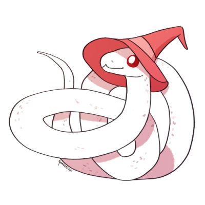 Snake Witch, A Snake, Snakes, Witch, Funny, Green, Red