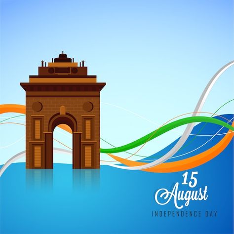 Historical monument india | Premium Vector #Freepik #vector #independence-day-poster #happy-independence-day #india-independence-day #15-august Dove Flying, 15 August Independence Day, Indian Independence Day, India Gate, Indian Family, Famous Monuments, India Independence, Peach Background, 15 August