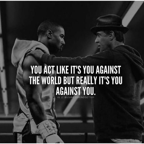 Sylvester Stallone Quotes, Rocky Quotes, Rocky Balboa Quotes, Trening Sztuk Walki, Boxing Quotes, Inspirational Quotes Posters, Famous Movie Quotes, Rocky Balboa, Joker Quotes