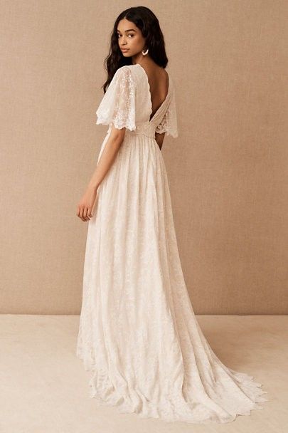 Cotton Lace Wedding Dress, Bhldn Katarina, Hippie Weddings, Romantic Boho Wedding Dress, Romantic Boho Wedding, Embroidered Wedding Gown, Wedding Burlap, Bhldn Wedding Dress, Bhldn Wedding