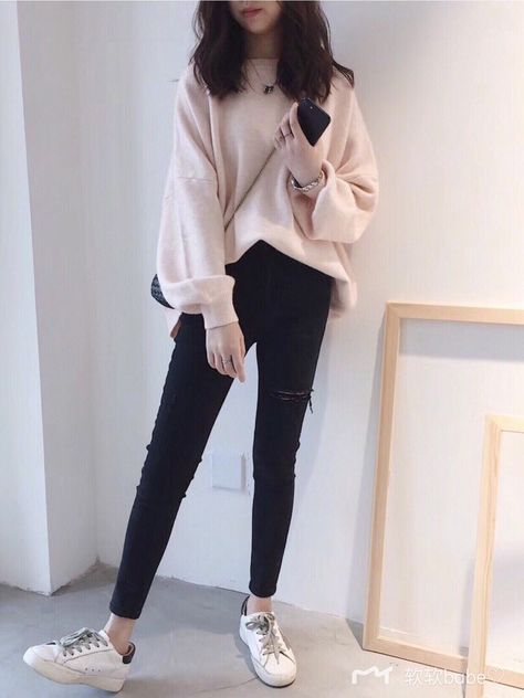 #WINTER Winter Mode Outfits, Casual College Outfits, Korean Casual Outfits, Casual Day Outfits, Quick Outfits, Tomboy Style Outfits, Korean Casual, Fashionista Clothes, Korean Girl Fashion