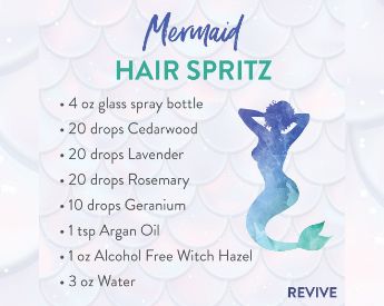 Mermaid Hair Essential Oils Recipe, Mermaid Essential Oil Blend, Mermaid Spray Essential Oils, Mermaid Hair Spray Essential Oils, Mermaid Hair Essential Oils, Mermaid Hair Spray, Mermaid Spray, Mermaid Oil, Magick Oil