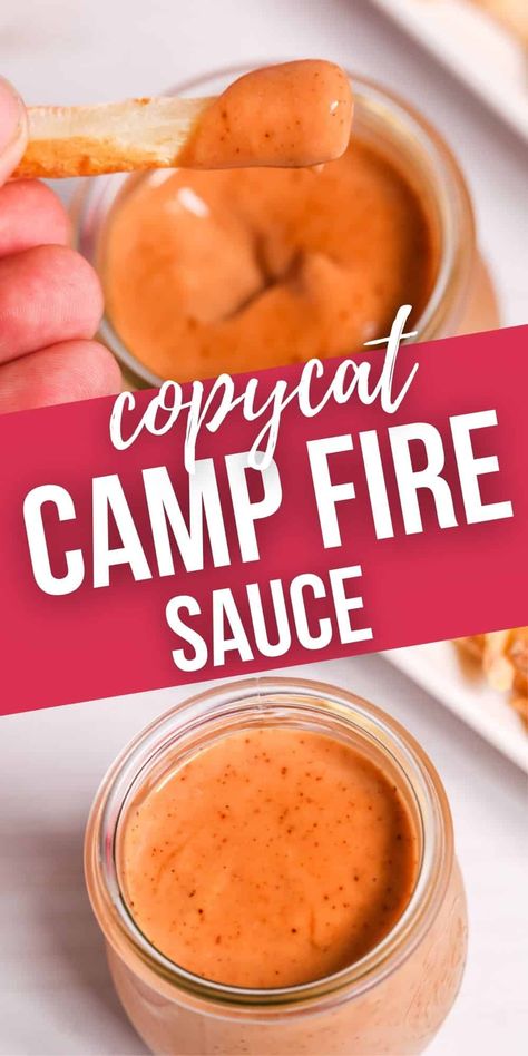 Red Robin Fry Sauce, Red Robin Sauce, Fire Sauce Recipe, Red Robin Campfire Sauce, Campfire Sauce, Fire Sauce, Healthy Sauce Recipes, Fry Seasoning, Condiments Recipes