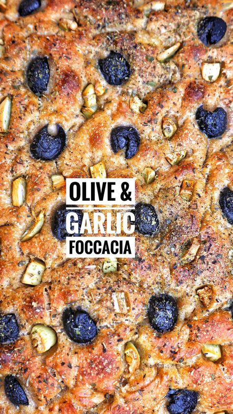 Olive and Garlic Focaccia is a traditional Italian flatbread that is soft and fluffy with a crispy crust. It is infused with the flavors of olives, garlic, and rosemary, which give it a savory and aromatic taste. The bread is made from a simple dough that is topped with a generous amount of olive oil and sea salt, which gives it a crispy texture on the outside and a soft and chewy texture on the inside. To make olive and garlic focaccia, you will need flour, yeast, salt, water, olive oil, ... Olive Fougasse, Olive Foccacia Bread, Olive Pesto, Foccacia Recipe, Foccacia Bread, Olive Relish, Dessert Appetizers, Cheese Cloth, Drying Herbs