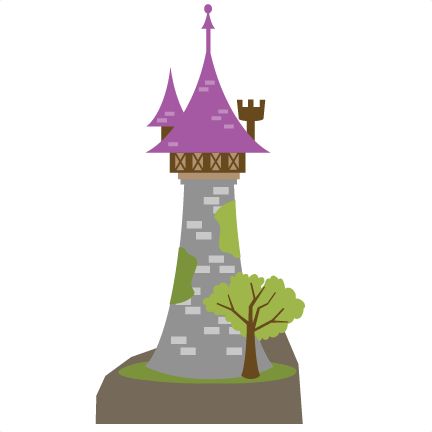 Princess Castle SVG file for scrapbooking princess castle svg cut princess cut files for scrapbooks Rapunzel Castle, Tangled Tower, Bolo Rapunzel, Disney Princess Silhouette, Rapunzel Tower, Cricut Explore Air Projects, Rapunzel Party, Disney Illustration, Disney Scrapbooking Layouts