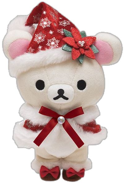 Korilakkuma Christmas, Exo Christmas, Rilakkuma Plush, Laptop Decoration, Kawaii Christmas, Christmas Layouts, Hello Kitty Christmas, Film Disney, Kawaii Plushies