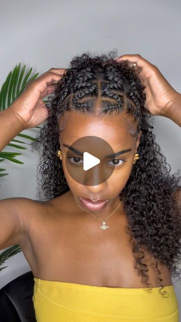 DSYB Hair✨ on Instagram: "Cute Carnival Hairstyle ✨🇯🇲

#hairinspo #diy #hairideas #zigzag #braidstyles #curlyhair #braids #naturalhair #halfbraidshalfweave #fulani #clawclip #festive #carnival #blackgirlmagic" Carnival Hairstyle, Zigzag Hairstyles, Carnival Hairstyles, Beautiful Braids, Zig Zag, How To Look Pretty, Carnival, Braids, Hairstyles