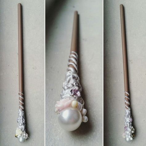 Discover the Magic Wands collection in the Etsy shop Mademoiselle Mavelton 🌟  #witch #witches #witchwands #hp #harrypotter #voldemort #diy #doityourself #loisirscreatifs #baguettemagique #harrypotterworld #cosplay #cosplayer #pop #accessories #jewelry #wizard #wand #wands #hpwand #harrypotterwand #handmadeisbetter #witchcraft #hogwarts #magicwand #potterhead Mermaid Wand, Witch Wand, 3d Ideas, Wizard Wand, Diy Wand, Magic Wands, Harry Potter Wand, Witchy Stuff, Practical Magic