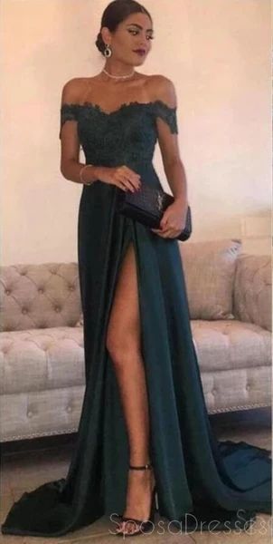 831c2f88a604a07ca94314b56a4921b8desc52782987ri Dark Green Prom Dress, Side Split Prom Dress, Dark Green Prom Dresses, Green Evening Gowns, Split Prom Dresses, Deb Dresses, 2024 Prom, Elegant Prom Dresses, Prom Dresses For Teens