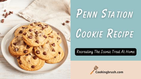 Penn Station Cookie Recipe: Recreating The Iconic Treat At Home Penn Station Cookie Recipe, Ultimate Cookie Recipe, Galaxy Cookies, Chocolate Chunk Cookie Recipe, Ultimate Cookies, Penn Station, Chocolate Cookie Recipes, Sugar Eggs, Chocolate Chunk Cookies