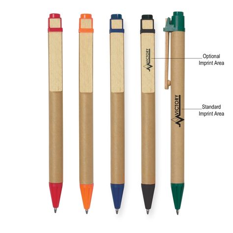 Pens made from recycled paper...love the modern design on these.  Product #665 - Hit Recycled Pens, Promotional Pens, Beautiful Pen, Custom Pens, Reduce Weight, Copper Metal, Burn Fat, Ink Color, Brand You