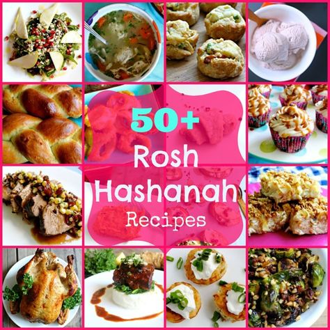 50+ Rosh Hashanah Recipes Rosh Hashanah Menu, Rosh Hashana Recipes, Rosh Hashanah Recipes, Jewish Holiday Recipes, Goat Cheese Crostini, Appetizer Menu, Yom Kippur, Kosher Recipes, Sukkot