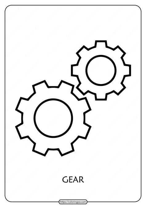 Gear Drawing Easy, How To Draw Gears, Simple Robot Drawing, Ram Tattoos, Easy Line Art, Mechanics Drawing, Stem Classroom Decor, 80 Cake, Gear Template