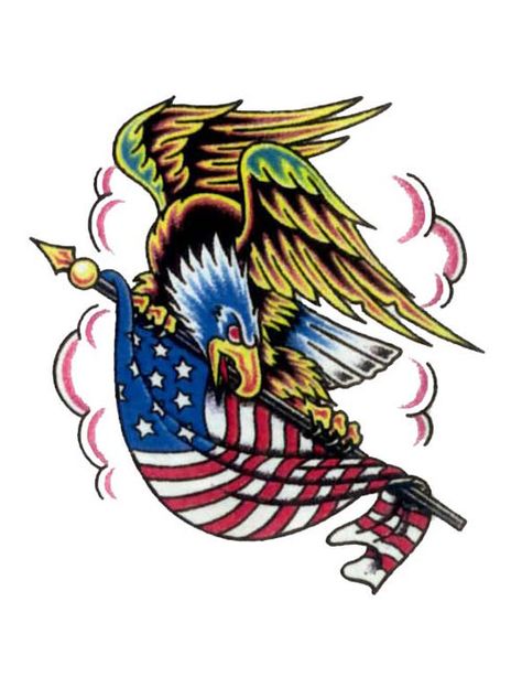 Eagle Holding American Flag Tattoo Eagle Holding Flag Tattoo, Eagle Holding Flag, Lil Drawings, Tattoo Nails, Elmer Fudd, Hair Tattoo, Flag Tattoo, Eagle Tattoo, Hair Tattoos