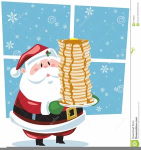 Santa Pancakes, Santa Breakfast, Breakfast Clipart, Dairy Free Egg Nog, Breakfast With Santa, Gingerbread Pancakes, Clean Eating Breakfast, Extra Virgin Coconut Oil, Christmas Breakfast