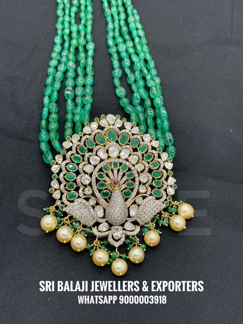 Beautiful pendant with polki, diamonds, natural emeralds & natural pearls For details WhatsApp on 9000003918 Open Setting Polki Pendant, Polki Locket, Jadtar Set, Pendal Set, Designer Pendants, Polki Pendant, Heavy Jewelry, Diamond Jewlery, Gold Jewelry Outfits