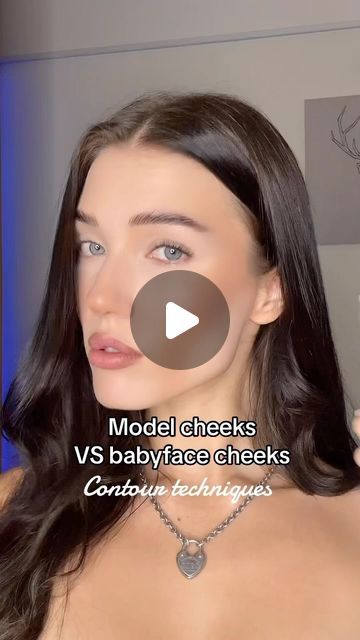 Alina Enero on Instagram: "Baby face contour makes you look more fresh and young and the model cheeks makes your face slimmer and more “model”😄 which one are you choosing? 
.
.
#contouring #contourtutorial #contouringhacks #facecountouring #makeuptips #makeuphacks" Fresh Faced Makeup Look, Face Slimmer, Contour Tricks, Fresh Face Makeup, Contour Tutorial, Face Contour, Vs Models, Instagram Baby, Face Contouring