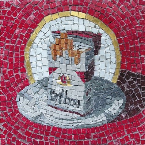 Cheeky Contemporary Mosaic of Bachor – Fubiz Media Mosaics Patterns, Adu Bathroom, Mosaic Birdbath, Mosaic Art Diy, Mosaic Portrait, Mosaic Murals, Illustrations And Posters, Street Artists, Parking Lot