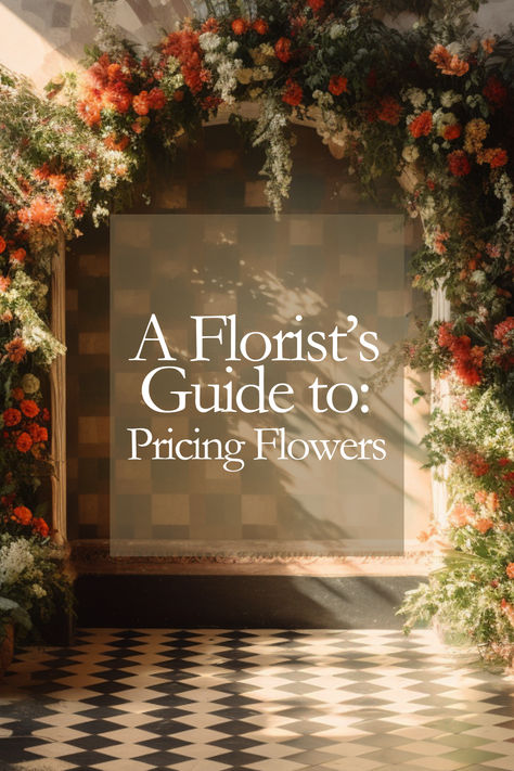 Grab your free guide to pricing flowers, designed for florists. From pricing your flowers and events, to paying yourself and your staff- download this free floral guide now! Florist Instagram Feed, Floral Design Classes, Florist Design, Pricing Guides, Online Education, Free Guide, Florist, Flower Arrangements, Floral Design