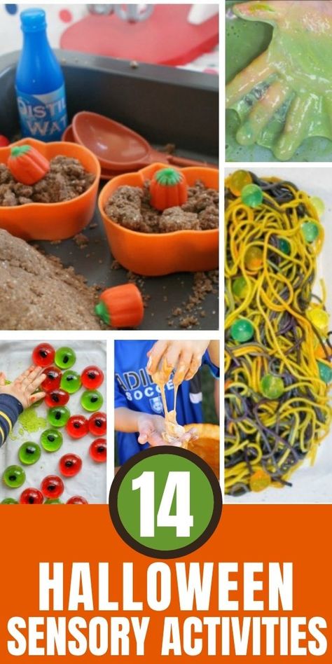 Messy Halloween Activities, Halloween Sensory Activities, Sensory Activities For Kids, Pumpkin Guts, Googley Eyes, Halloween Sensory, Sensory Activity, Homemade Costumes, Halloween Goodies