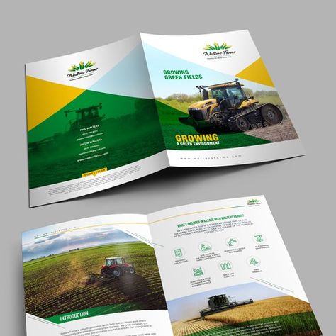 Farm Brochure Design, Farm Flyer Design, Agriculture Brochure Design, Farm Brochure, Agriculture Brochure, Farm Marketing, Brochure Sample, Design Folder, About Us Page Design